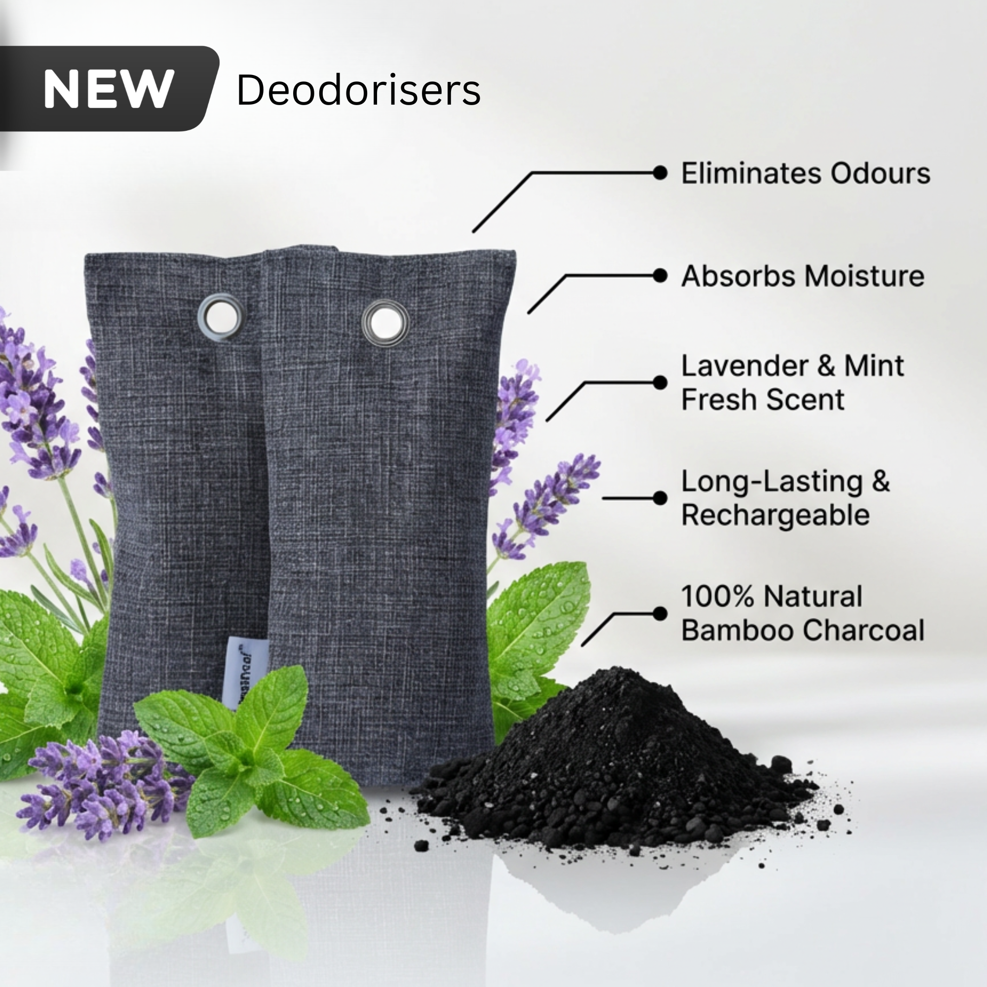 Bamboo Charcoal Deodorisers
