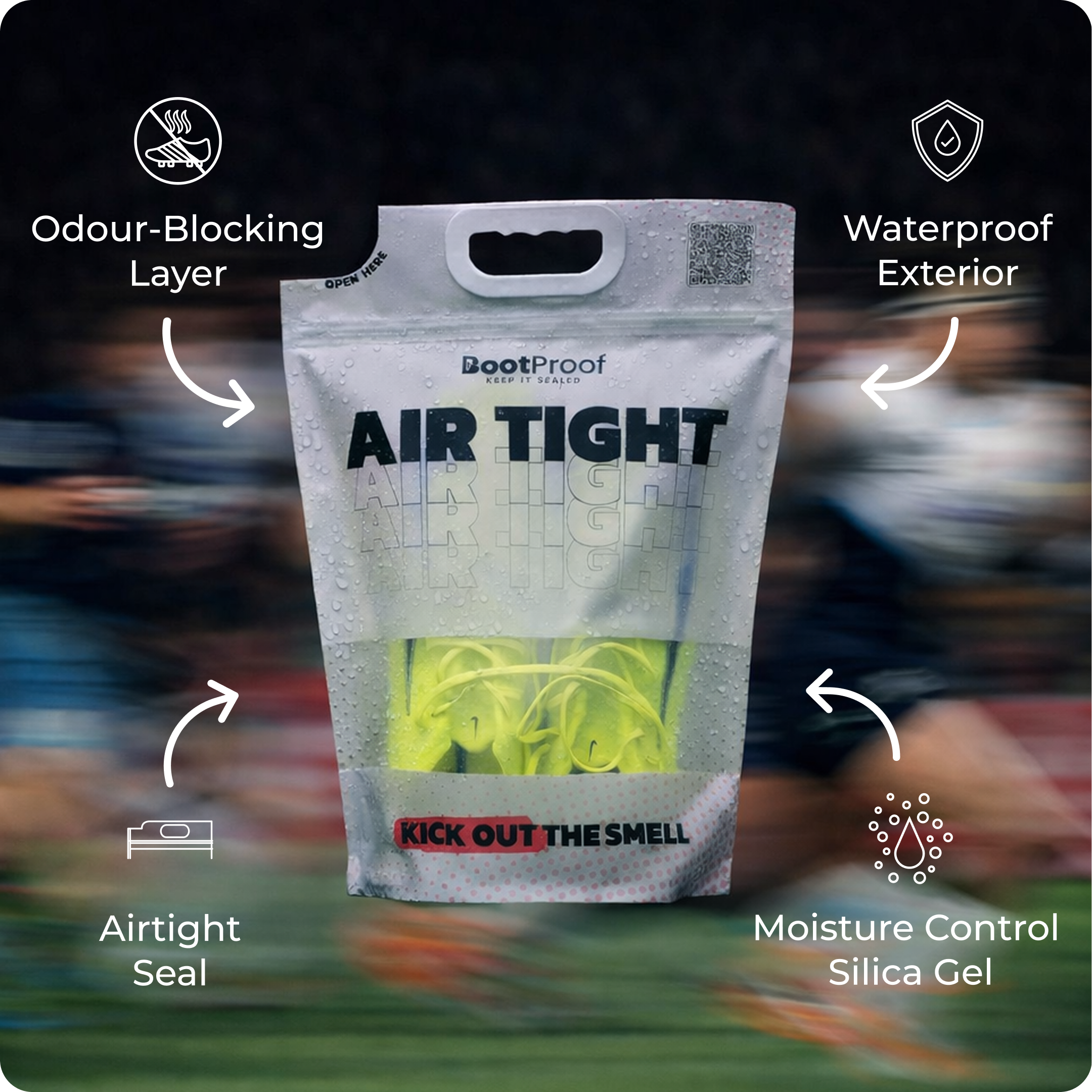 Rugby Boot Proof Bag